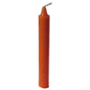 Orange Taper Candle 6"