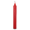 Red Taper Candle 6"