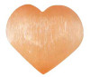 Orange Selenite Heart
