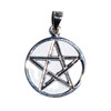 Pentagram Sterling Silver Pendant 3/4"