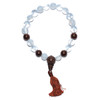 Selenite/ Qtz/ Copper Tassel 8mm Gemstone Bracelet