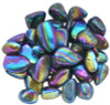 Black Rainbow Electroplated Tumbled Gemstones 1/4 lb.