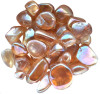 Gold AB Electroplated Tumbled Gemstones 1/4 lb.