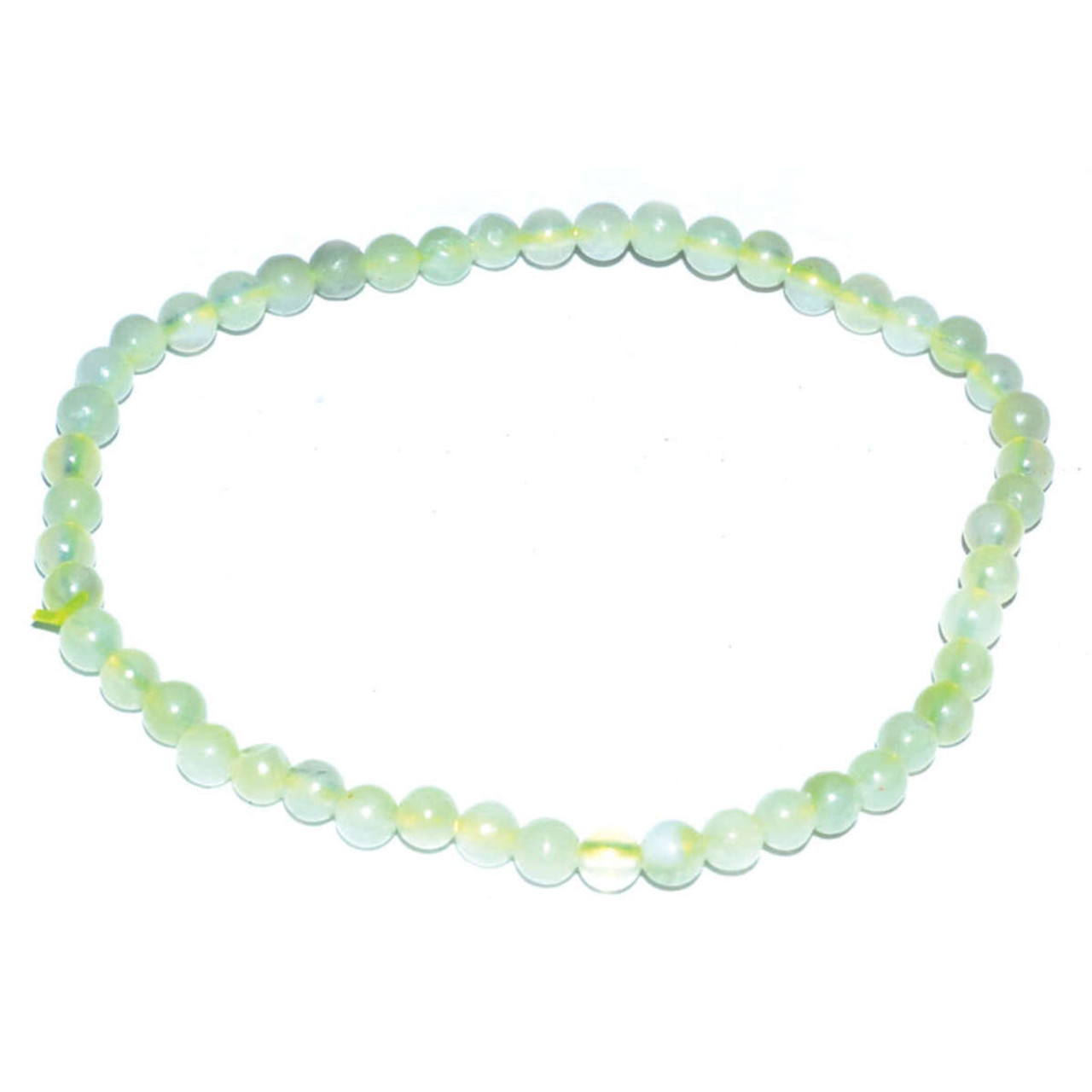 Jade, Chinese Stretch Bracelet 4mm