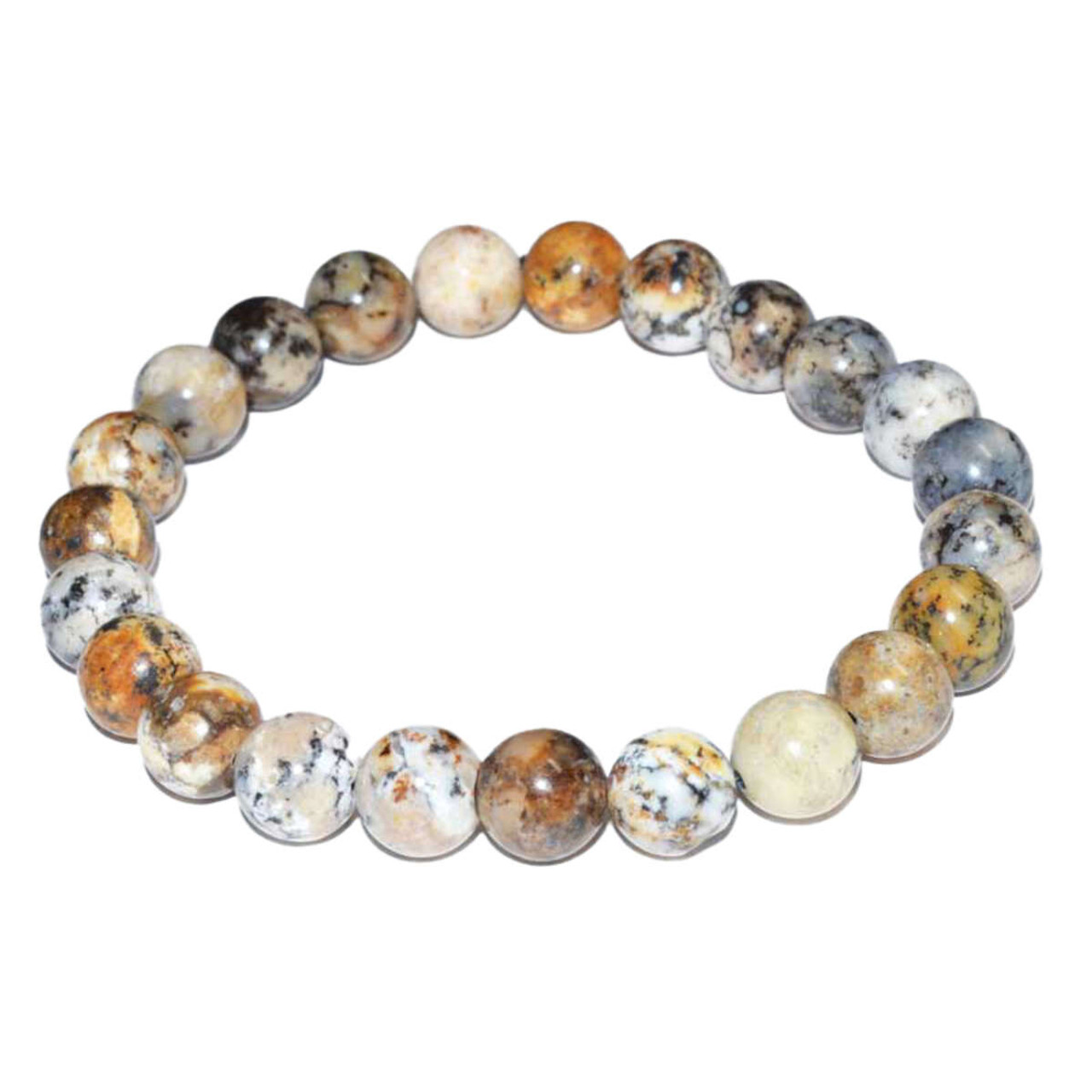 Dendritic Opal Bracelet 8mm