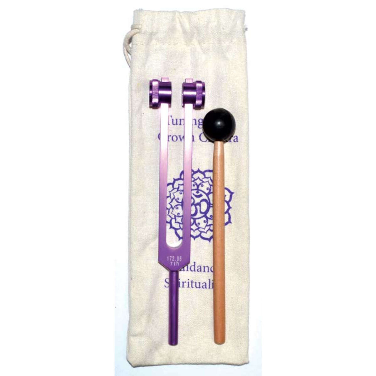 Crown Chakra Tuning Fork (purple) 8 1/2"