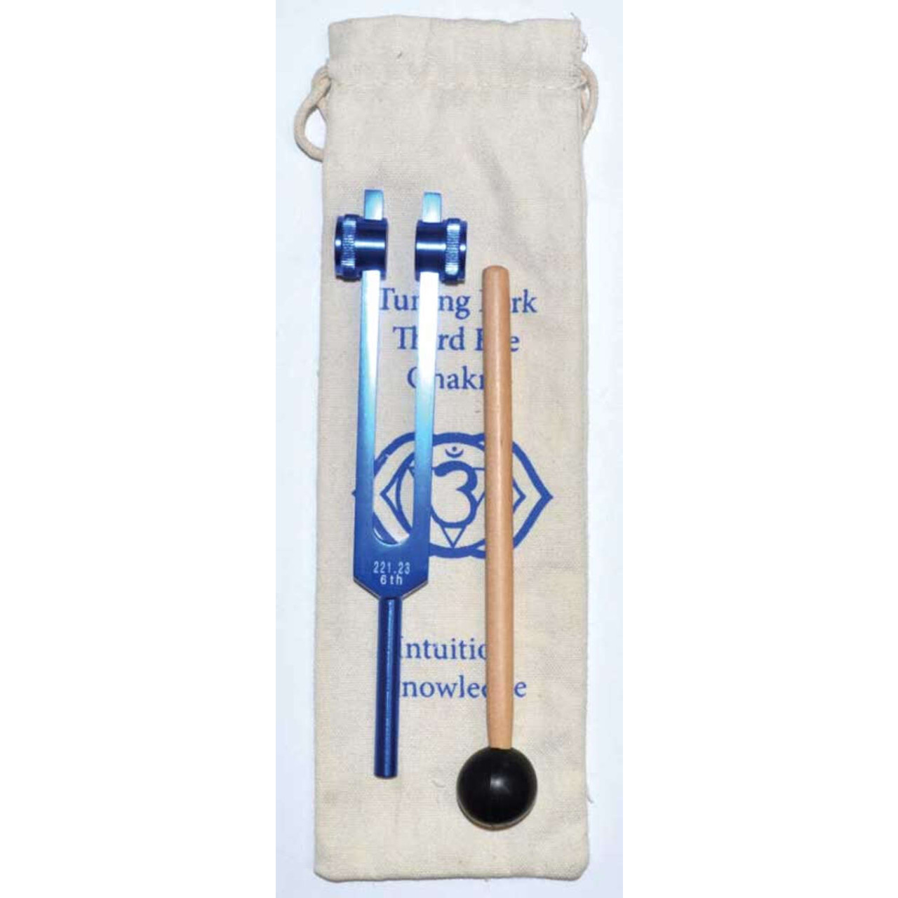 Third Eye Chakra (dark blue) Tuning Fork 8 1/2"