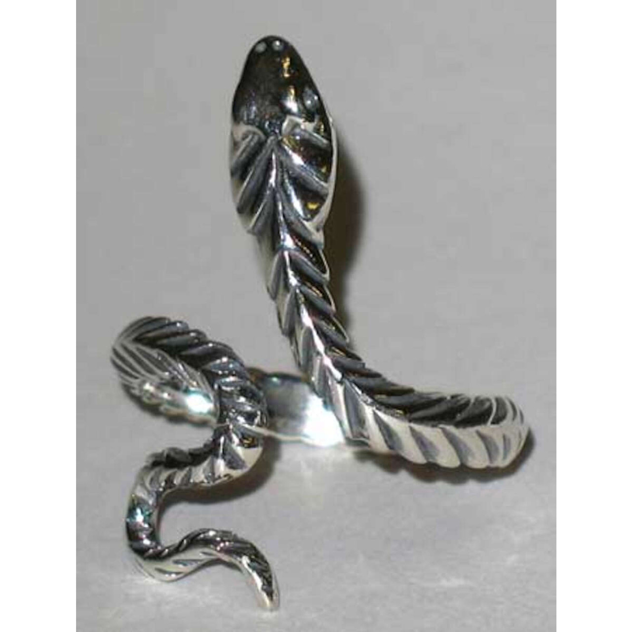 Snake Ring Sterling Silver Adjustable