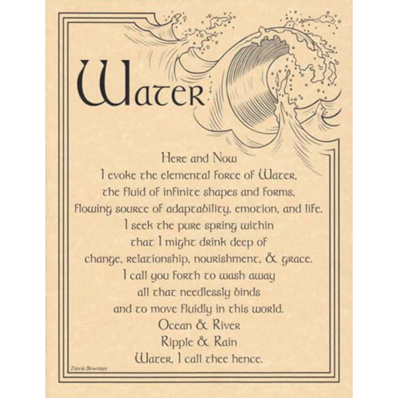 Water Evocation Poster