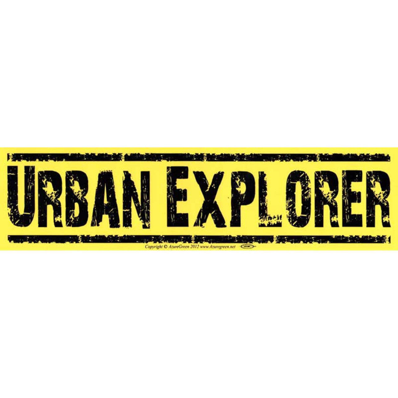 Urban Explorer Bumper Sticker