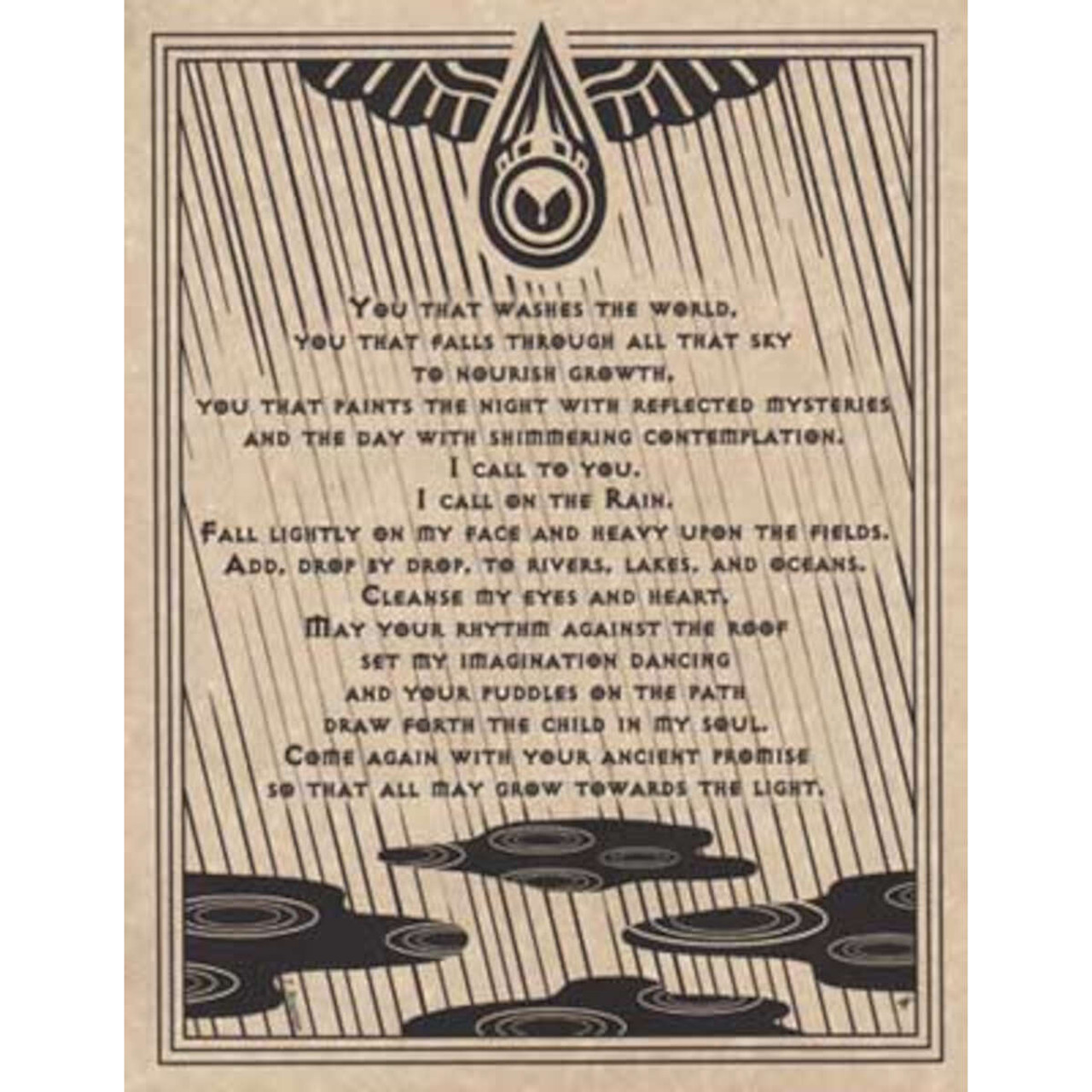 Rain Prayer Poster