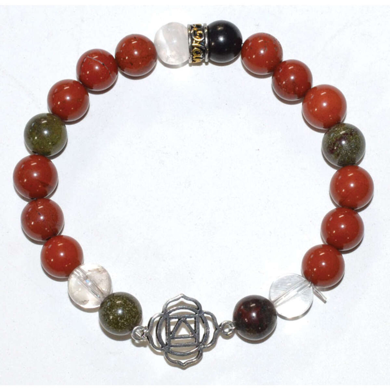 Root Chakra Gemstone Bracelet 8mm