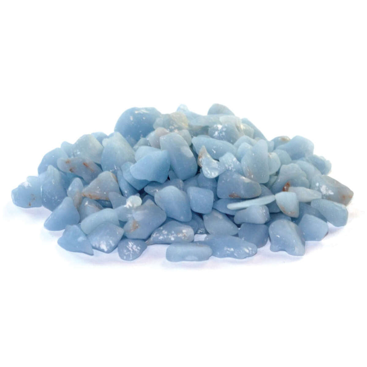 Angelite Tumbled Chips 5-7mm 1 lb.