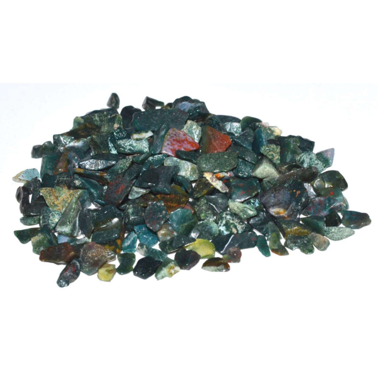 Bloodstone Tumbled Chips 3-5mm 1 lb.