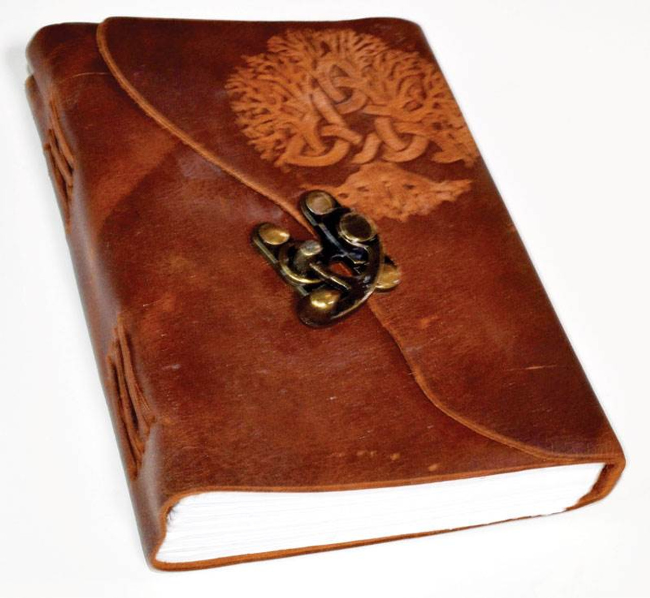 Tree of Life Leather Journal w/ Latch