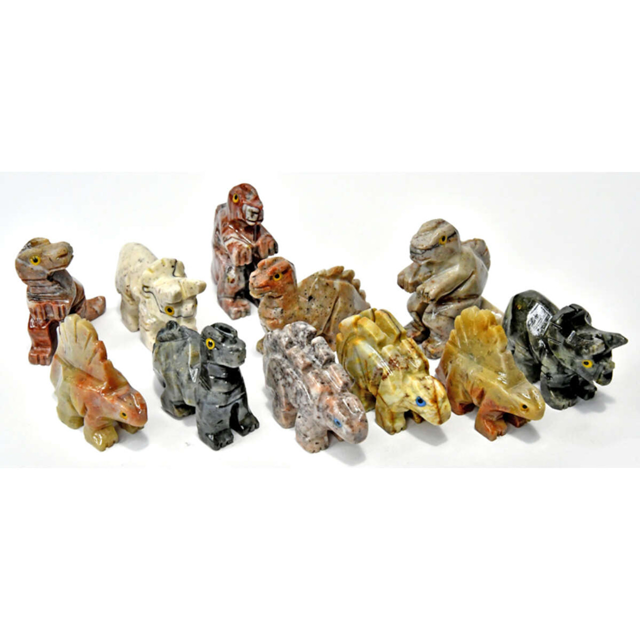 Dinosaurs Stone Carving Collection (set of 12)