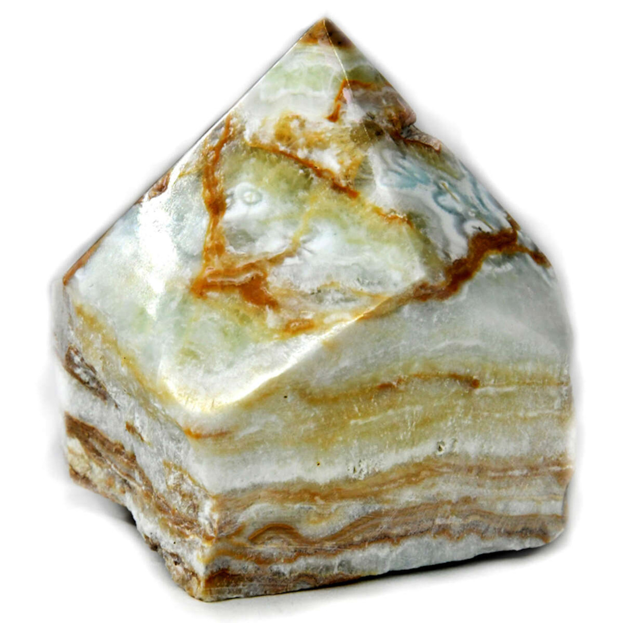 Calcite, Caribbean Top Polished Point