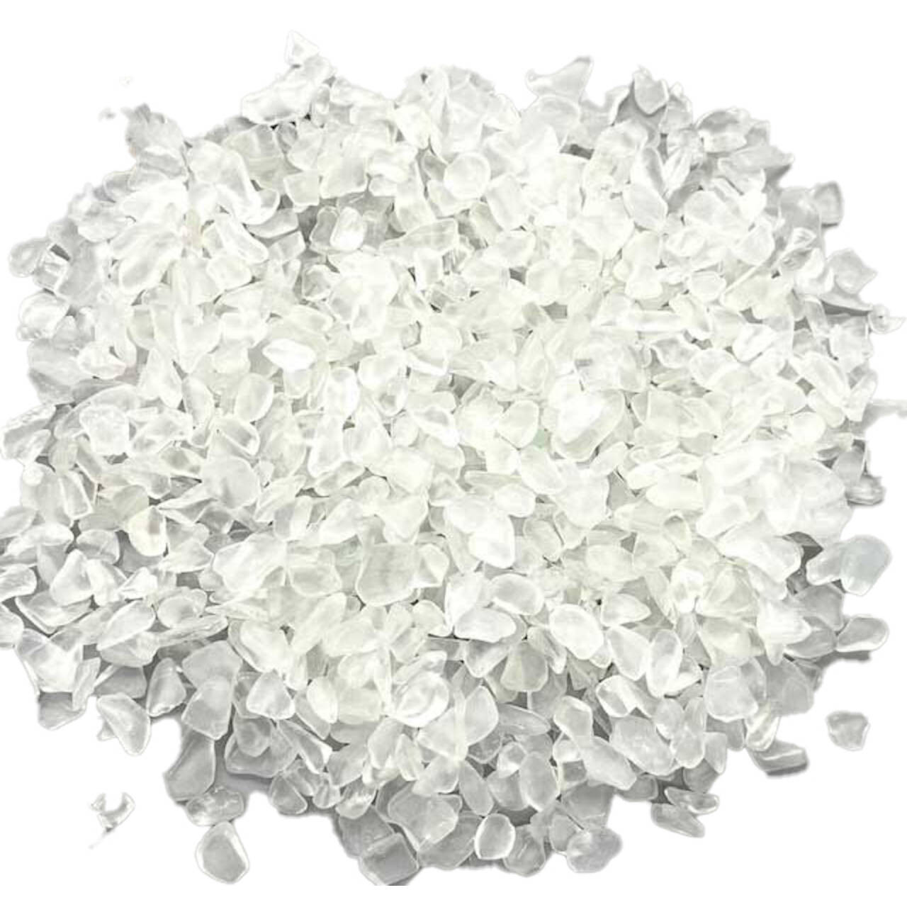 Glass Tumbled Chips 5-8 mm. 1 Lb.