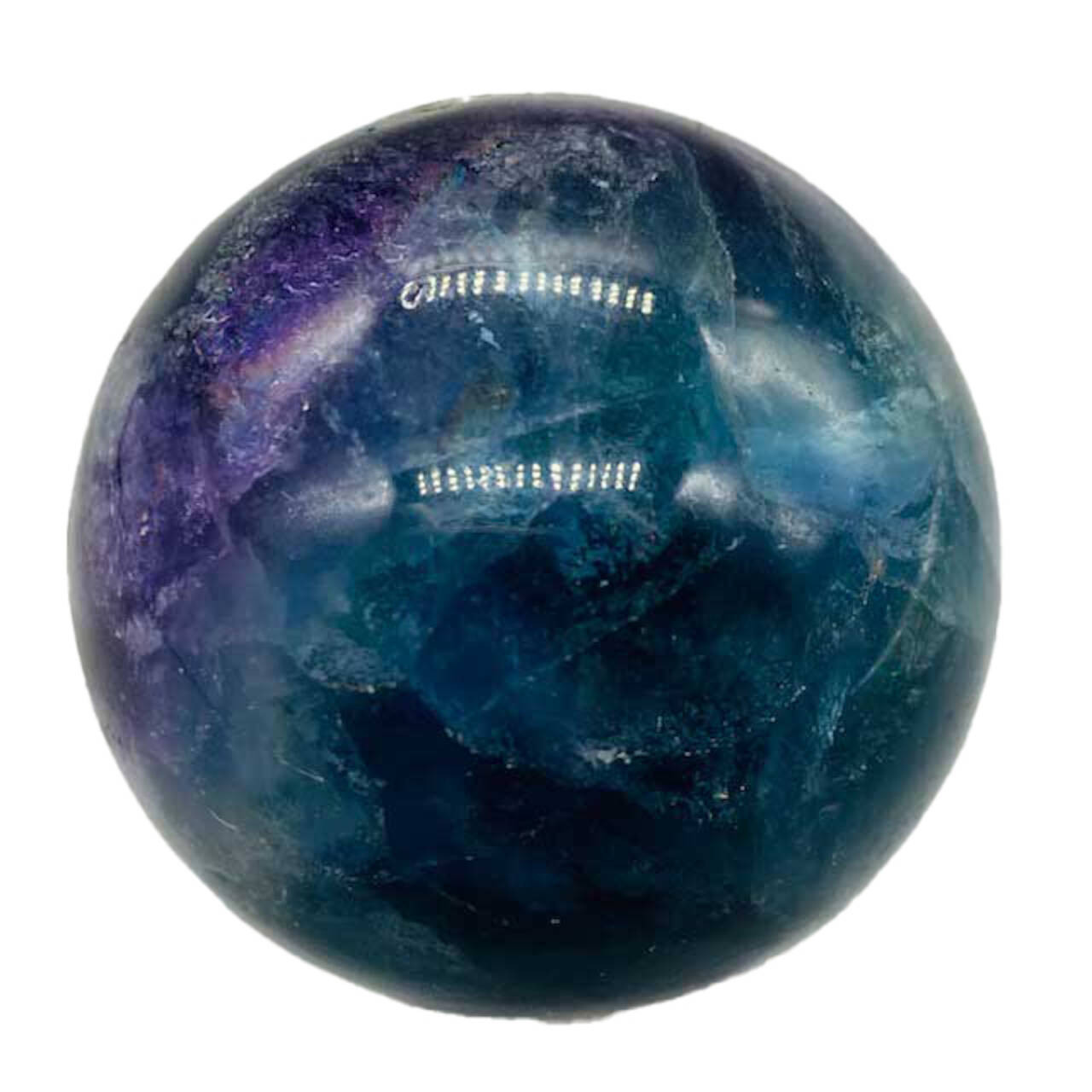 Fluorite, Rainbow Sphere 40 mm.