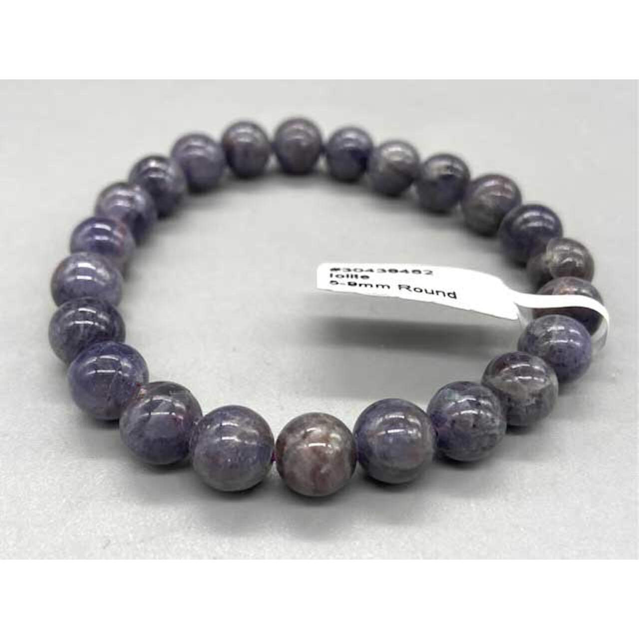 Iolite Bracelet 5-9 mm.