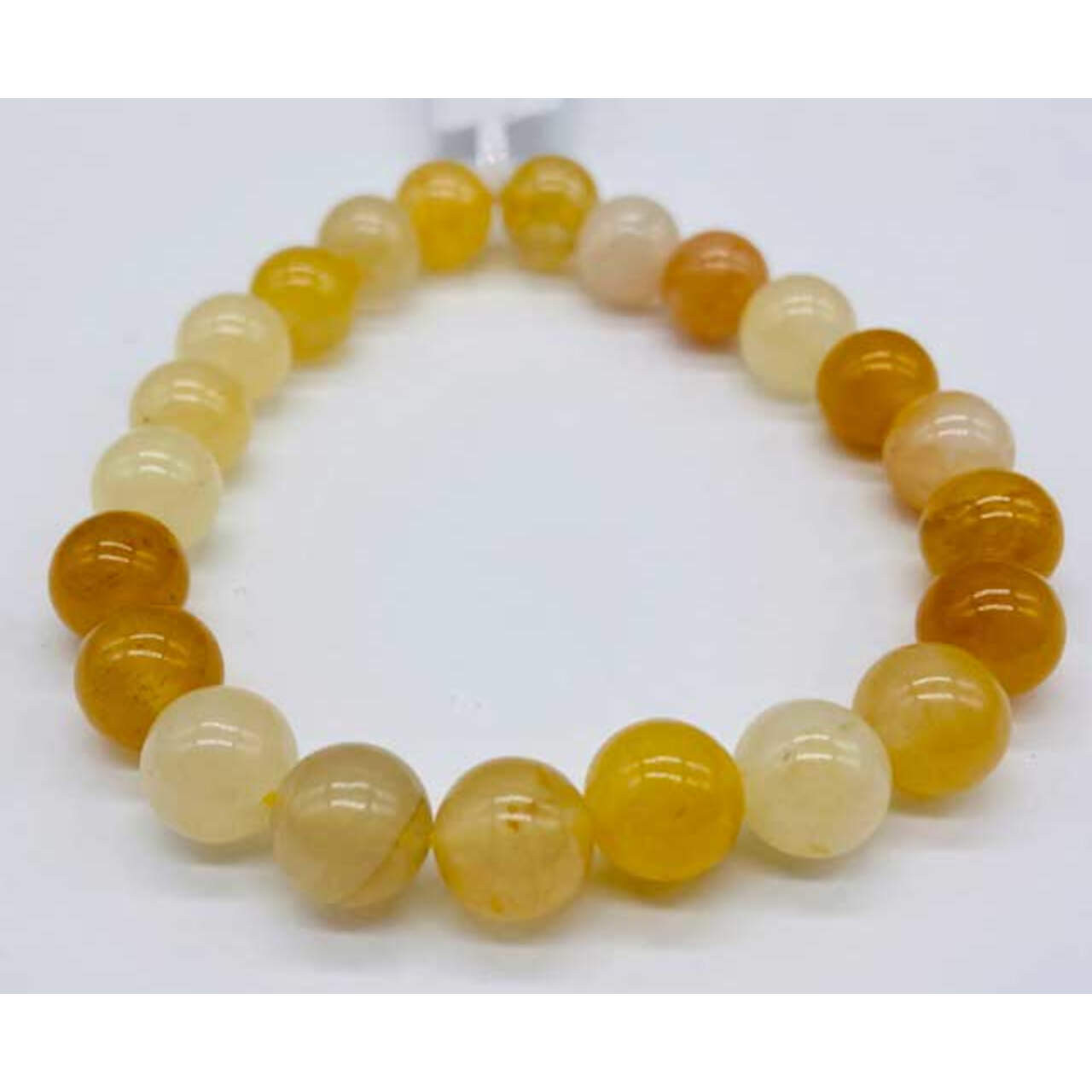 Jade, Yellow Bracelet 8 mm.