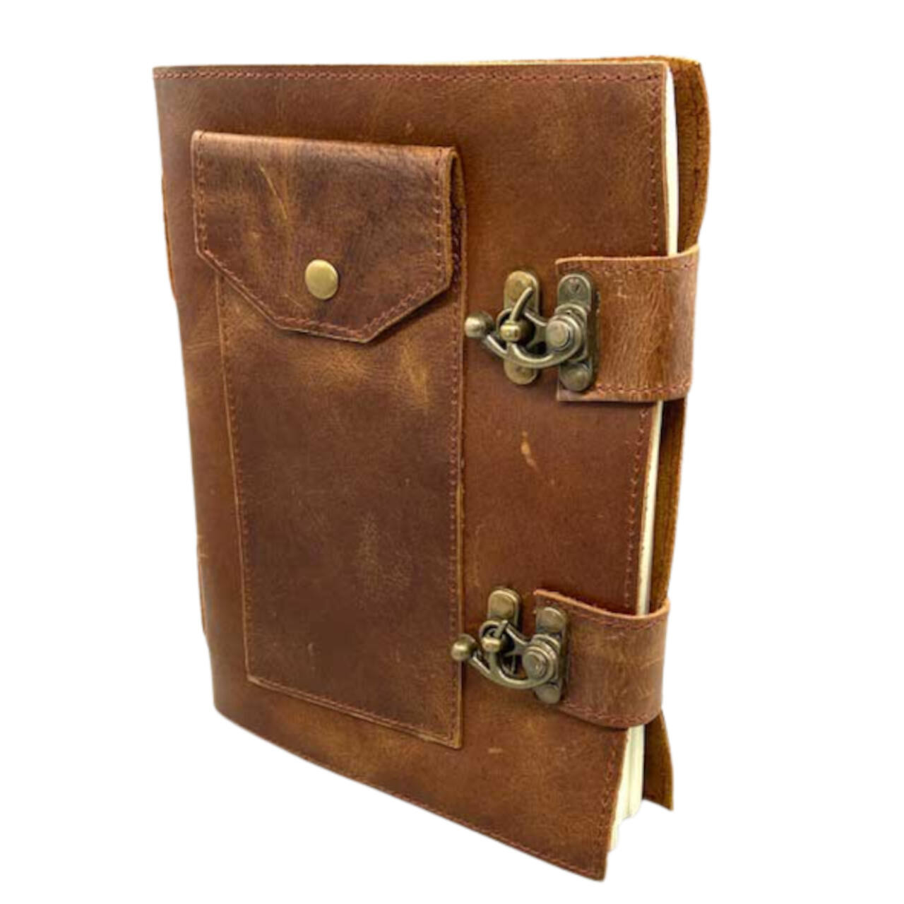 Soft Leather W/ Double Latch