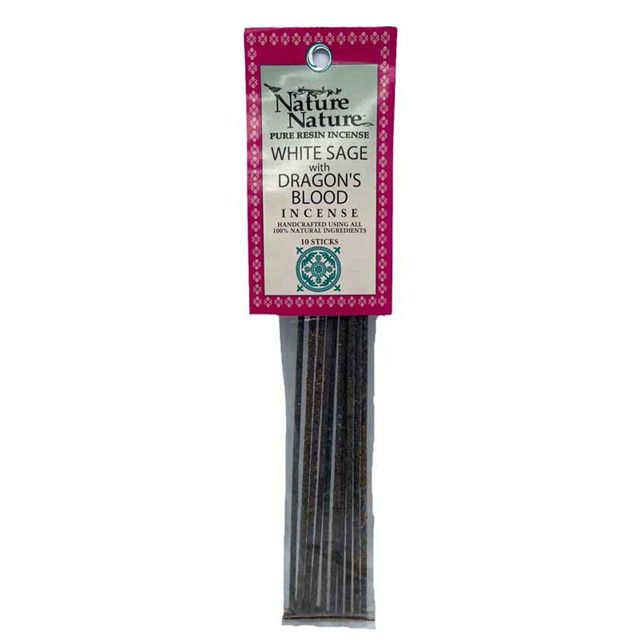White Sage & Dragons Blood Stick 10 Pack Nature Nature