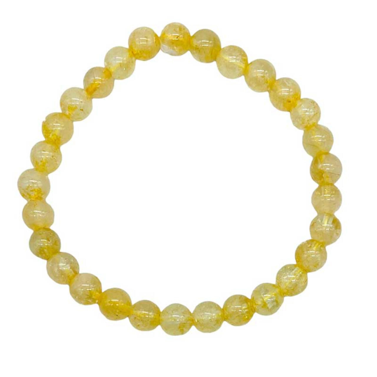 Citrine Bracelet 6 mm.