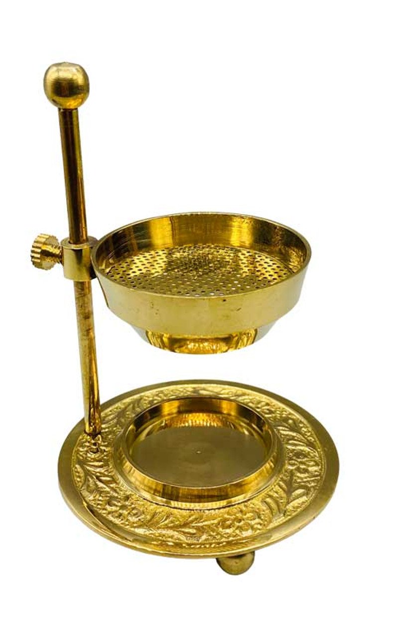 Brass Adjustable Resin Burner 4"