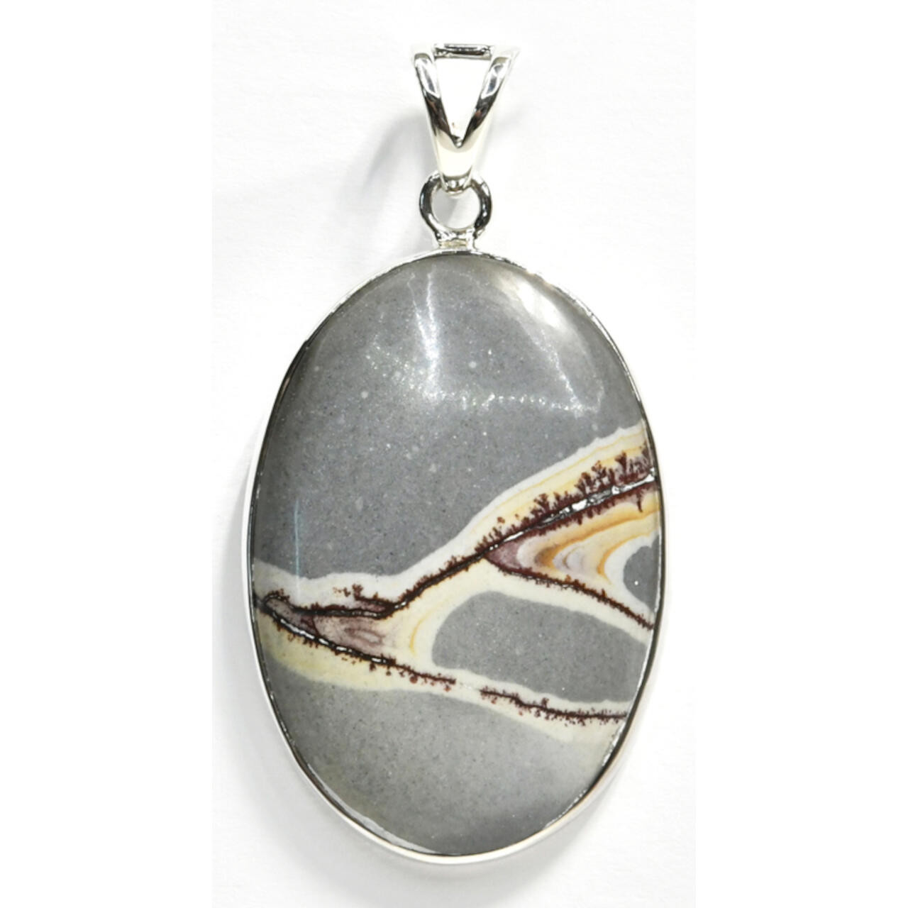 Nature Paintbrush Jasper Pendant