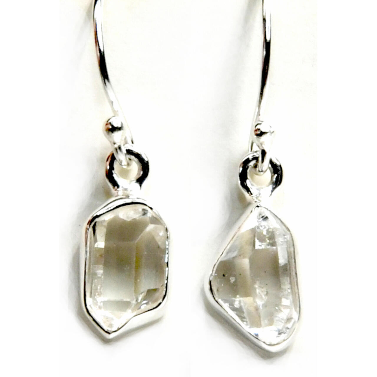 Herkimer Diamond Rough Earrings
