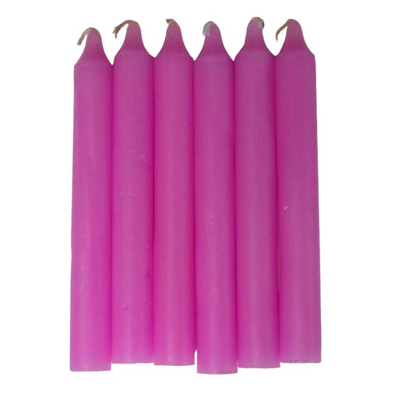 Pink 6" Household Candle (Set Of 6)