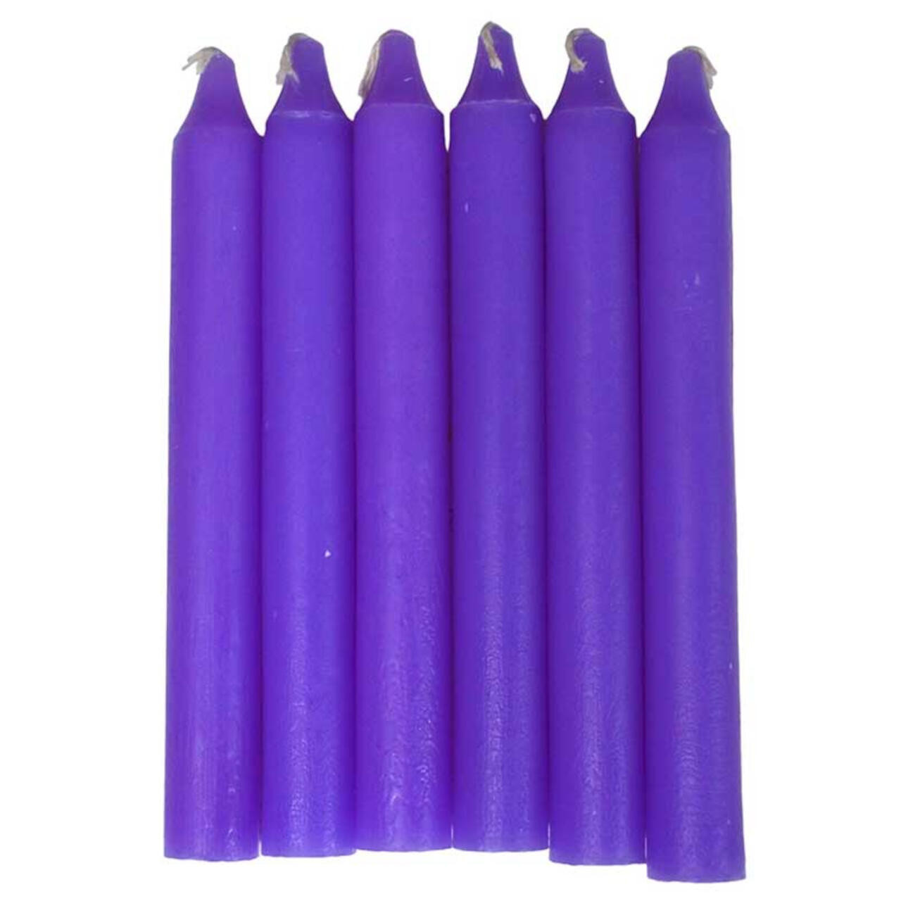 Purple 6" Household Candle (Set Of 6)