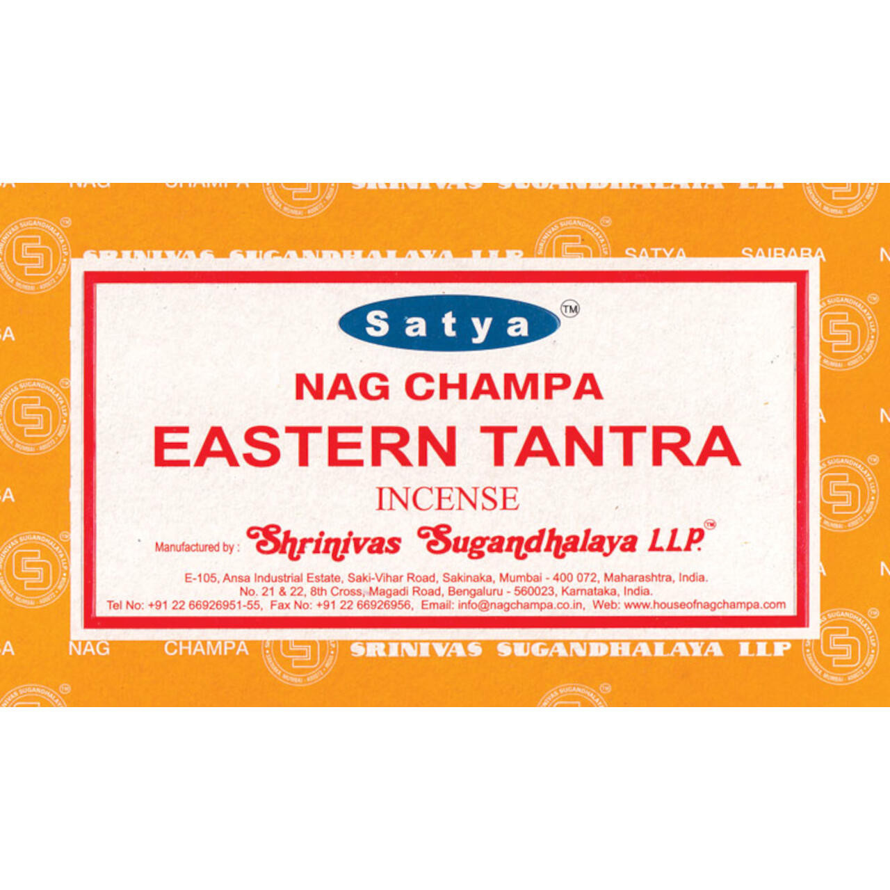 Eastern Tantra Satya Incense Stick 15 gm