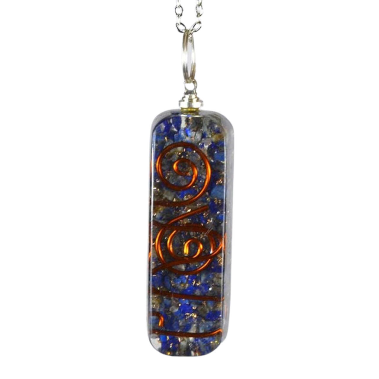 Orgone Lapis w/ 20" Chain 2"