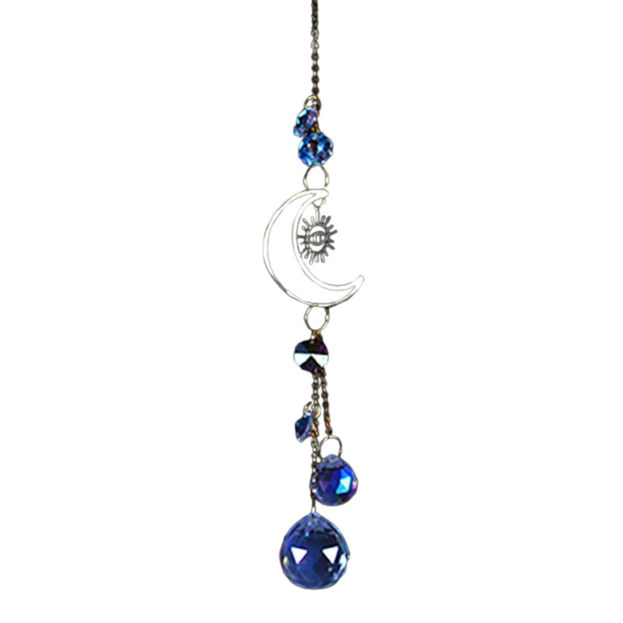 Crescent Moon Eye Sun Catcher 12"