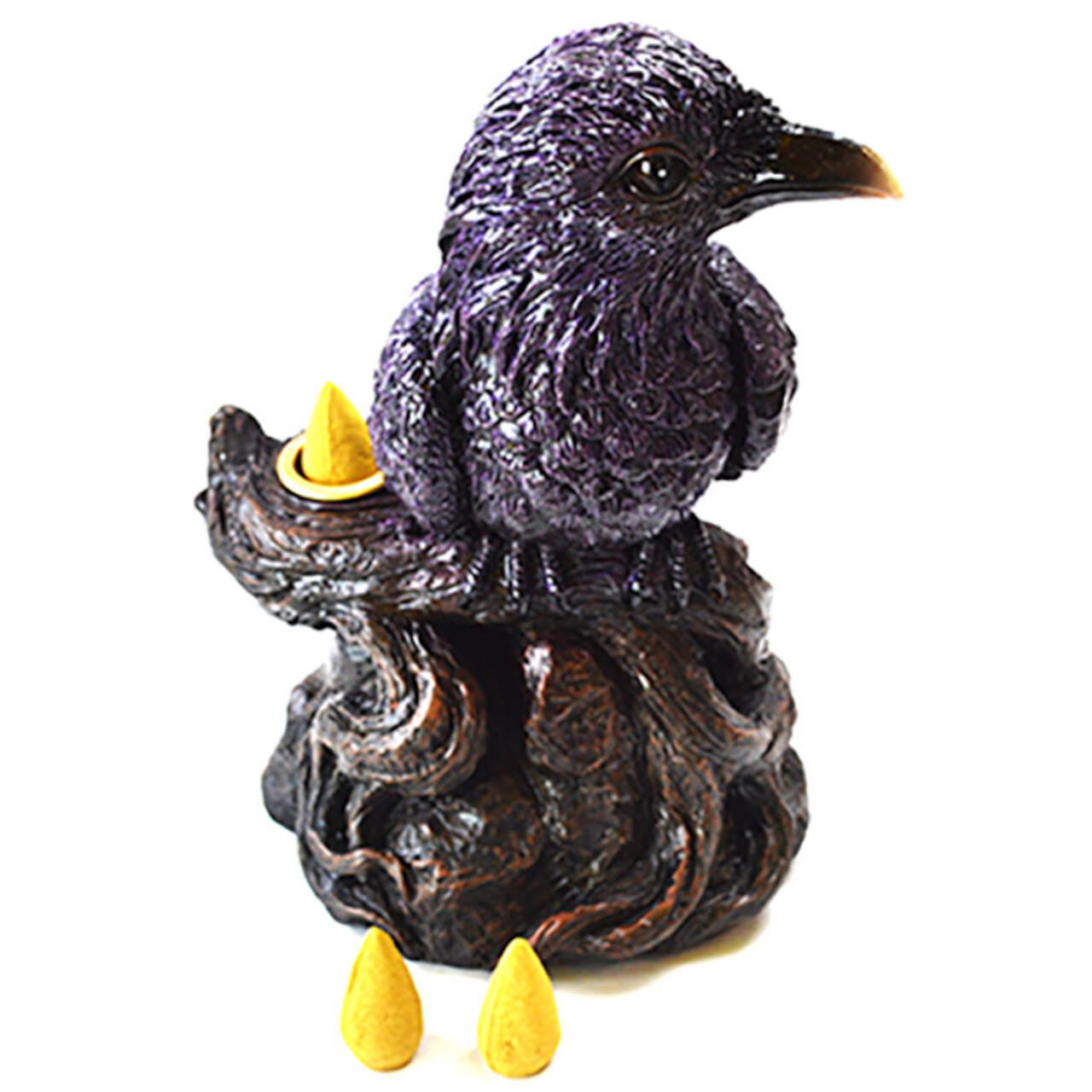 Raven Backflow Incense Burner 6 1/2"
