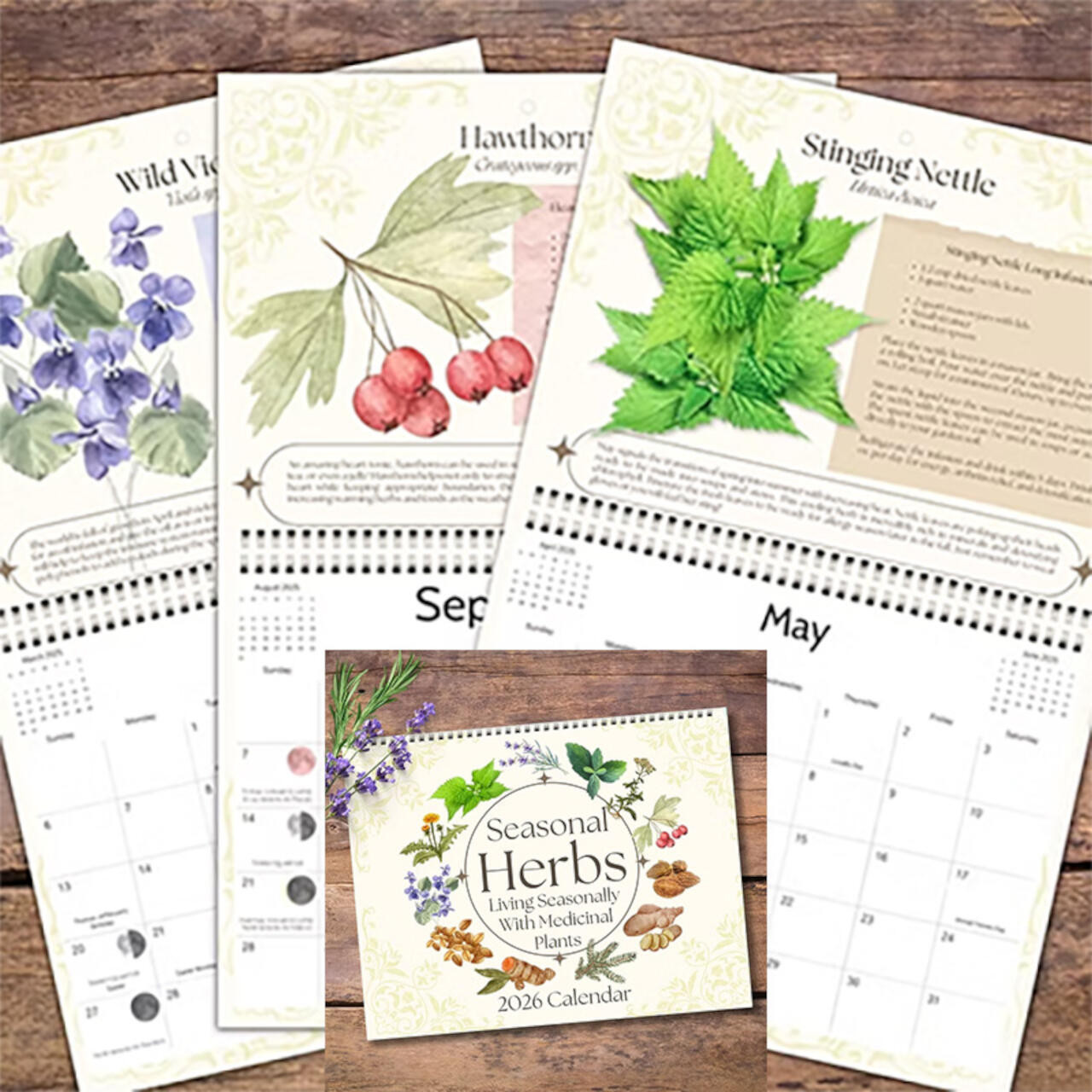 2026 Seasonal Herbs Calendar