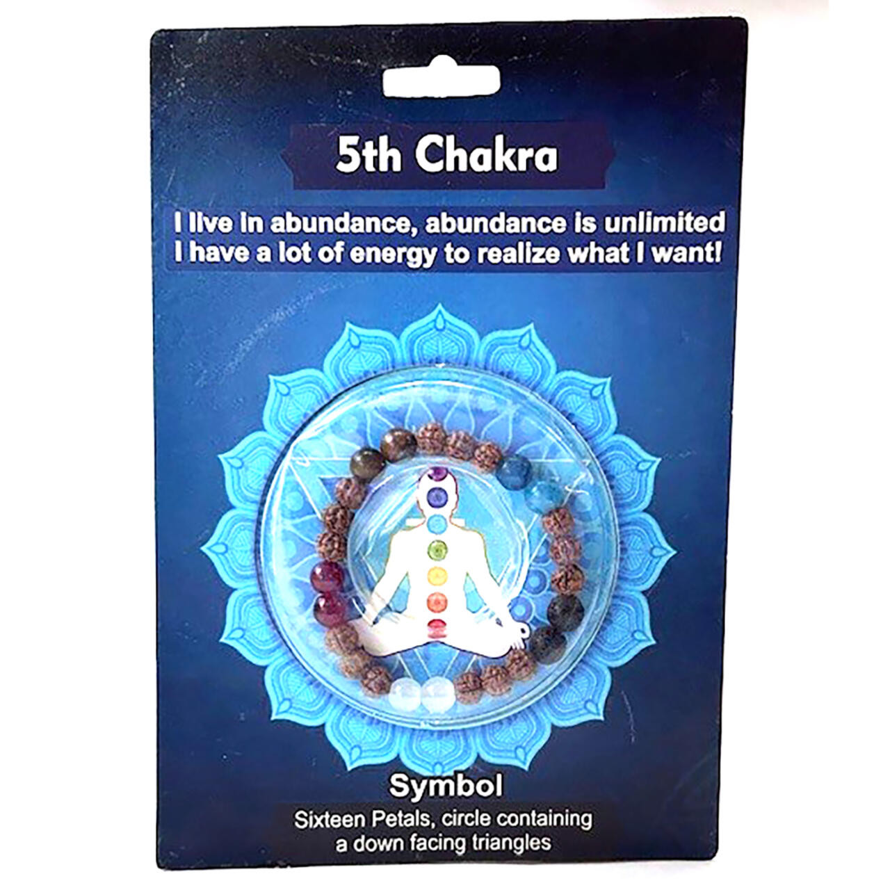 5th Chakra Rudraksha Bracelet