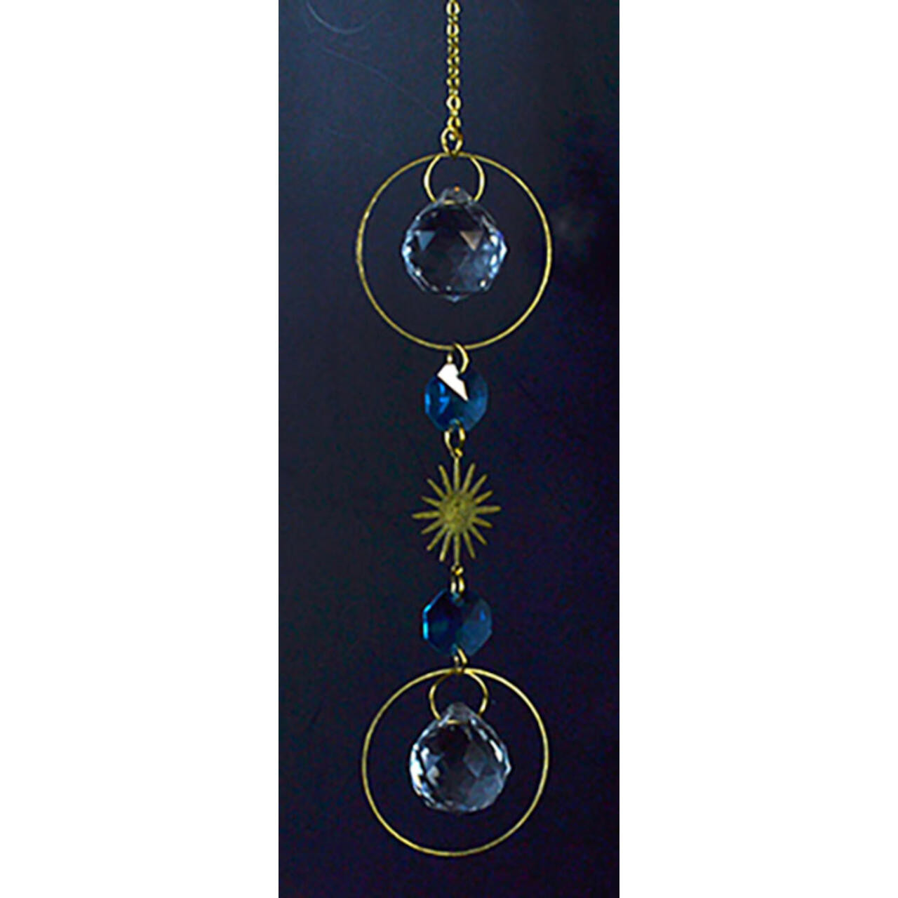 Blue & White Sun Catcher13"