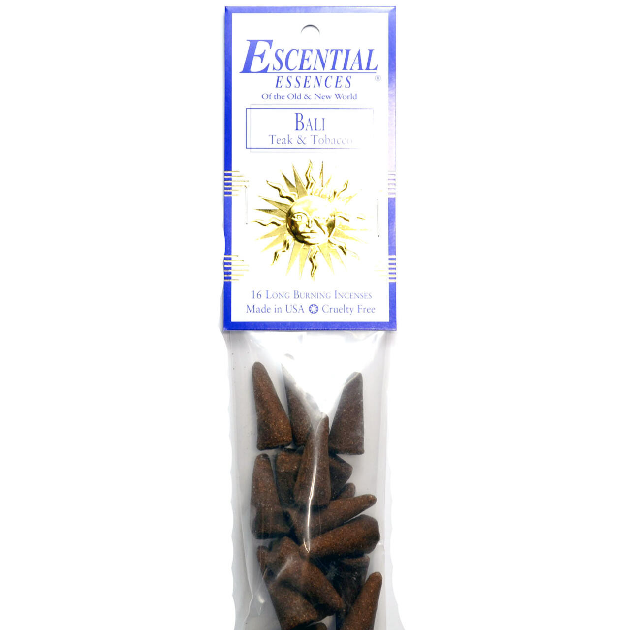 Bali Escential Essences Incense Cones 16/Pk