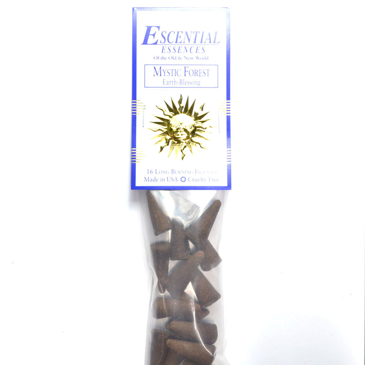 Mystic Forest Escential Essences Incense Cones 16/Pk