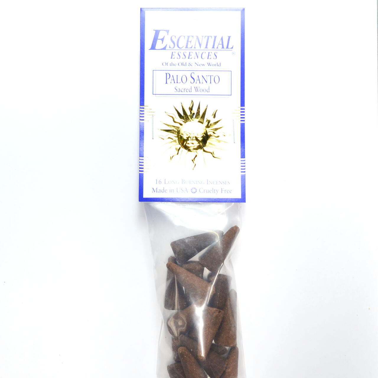 Palo Santo Escential Essences Incense Cones 16/Pk