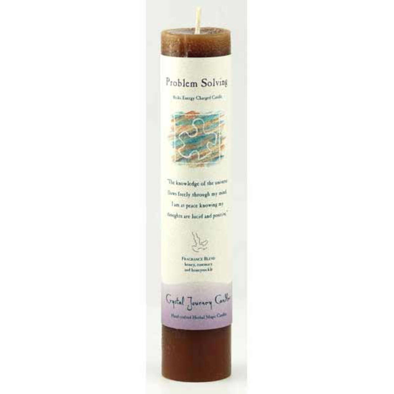 Problem Solving Reiki Charged Pillar Candle