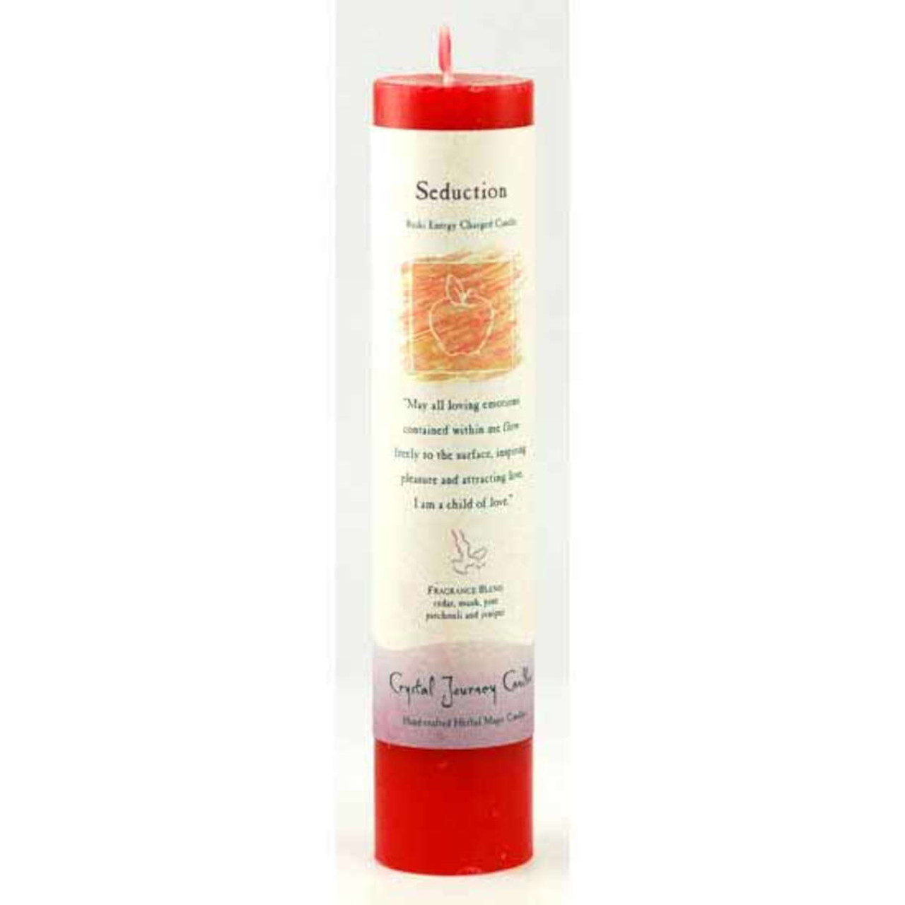 Seduction Reiki Charged Pillar Candle