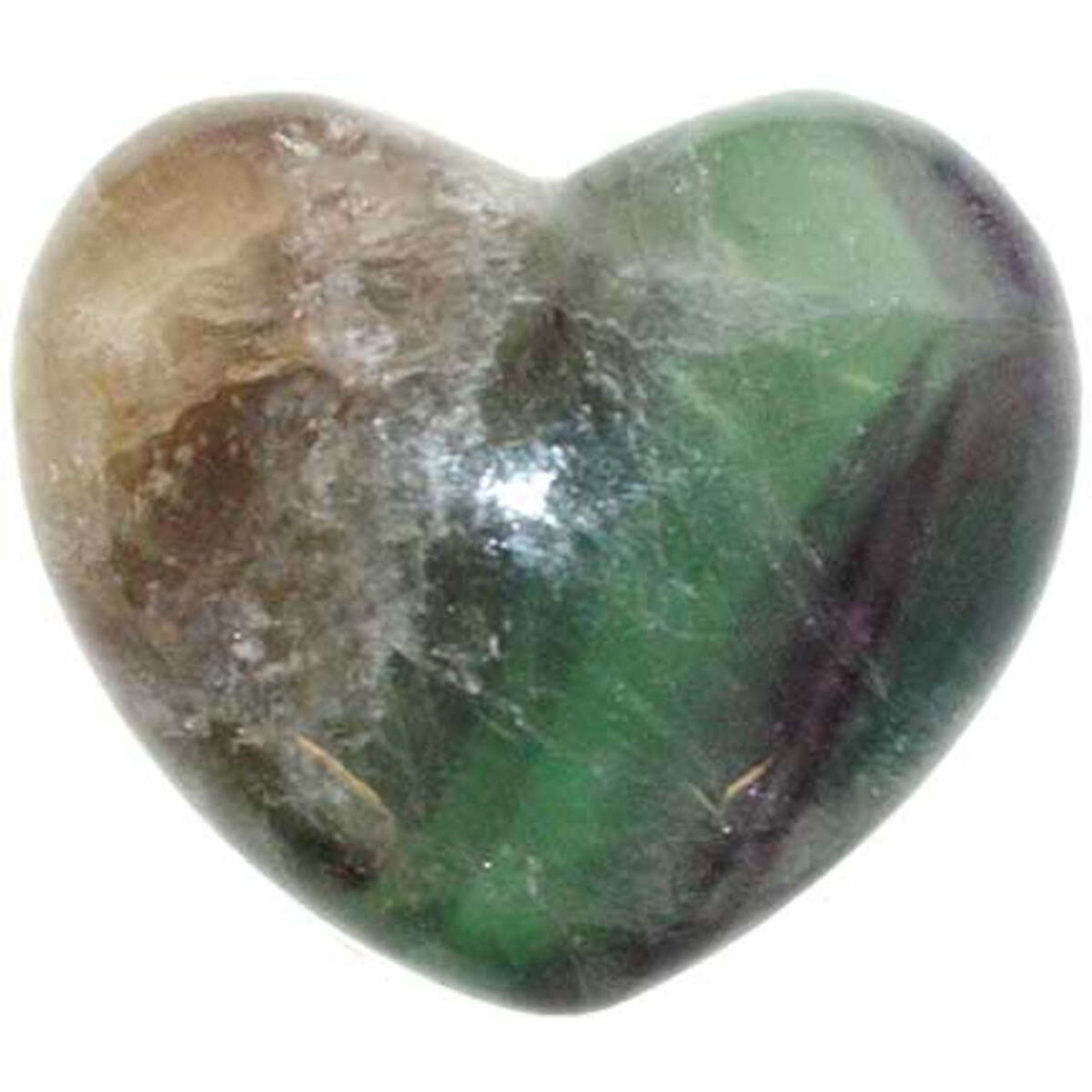 Fluorite Heart 1 3/4"