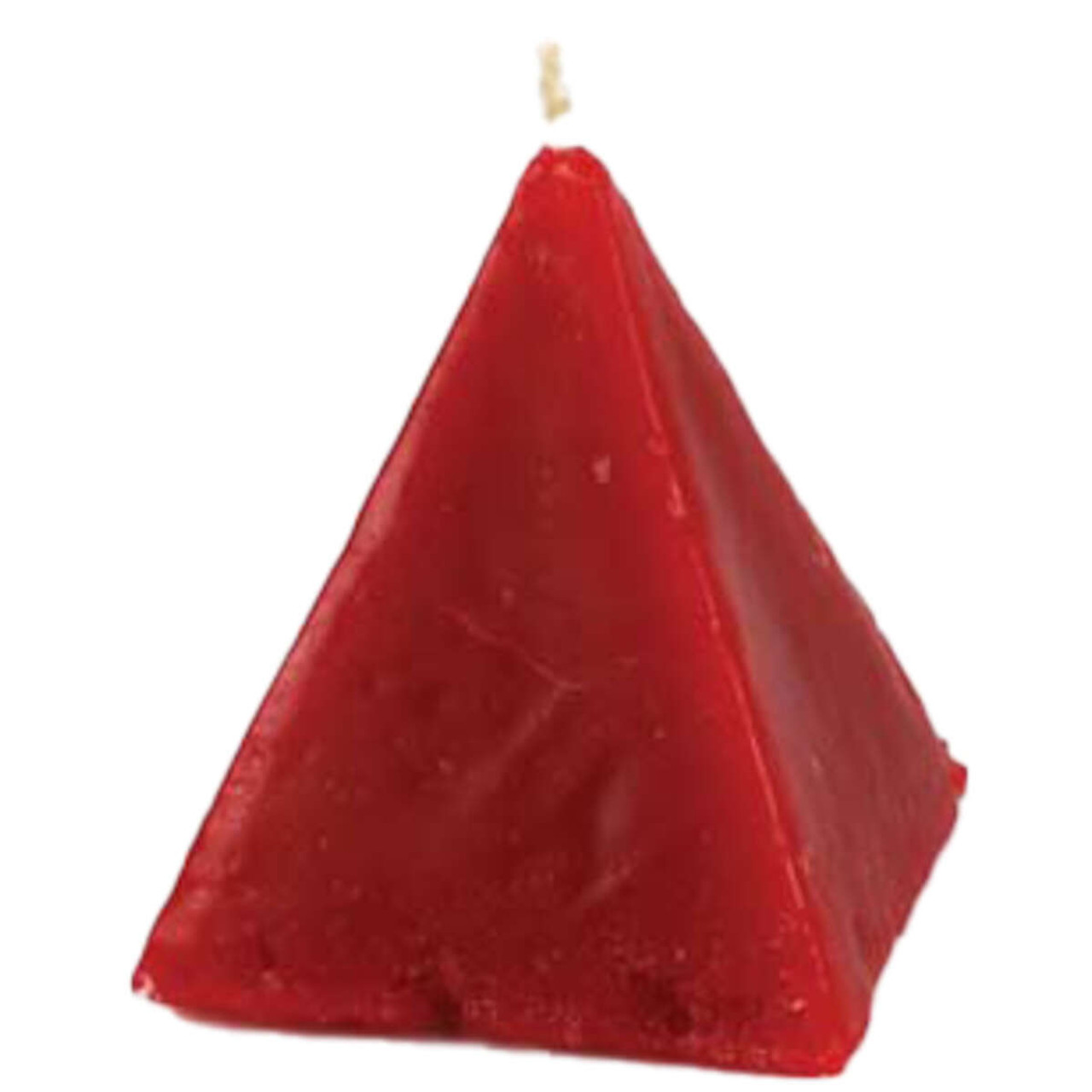 Red Cinnamon Pyramid Candle