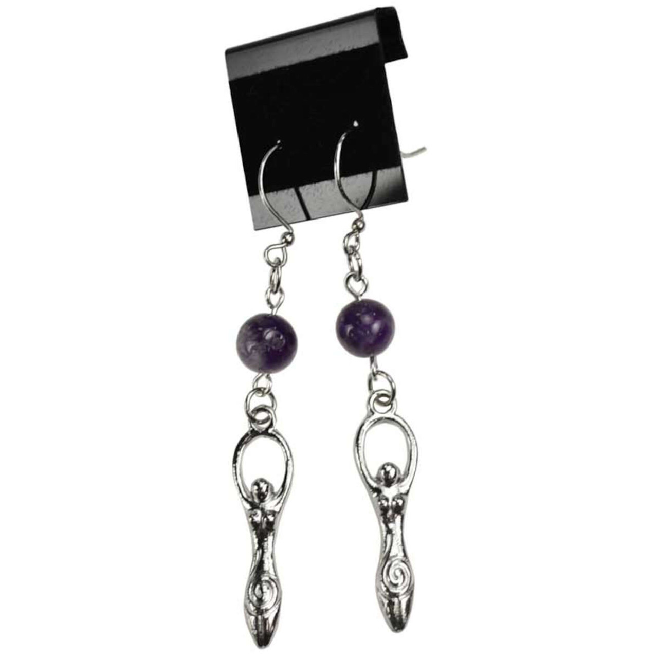 Amethyst Goddess Earrings