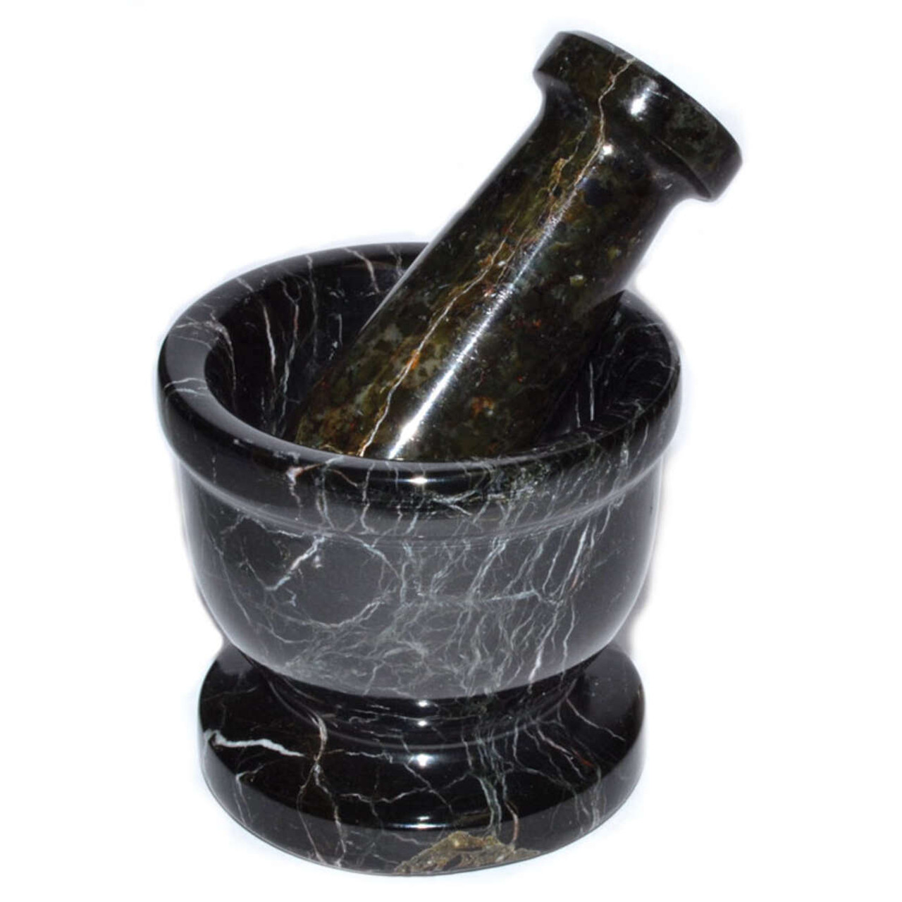 Mortar & pestle cast iron 4 mouth