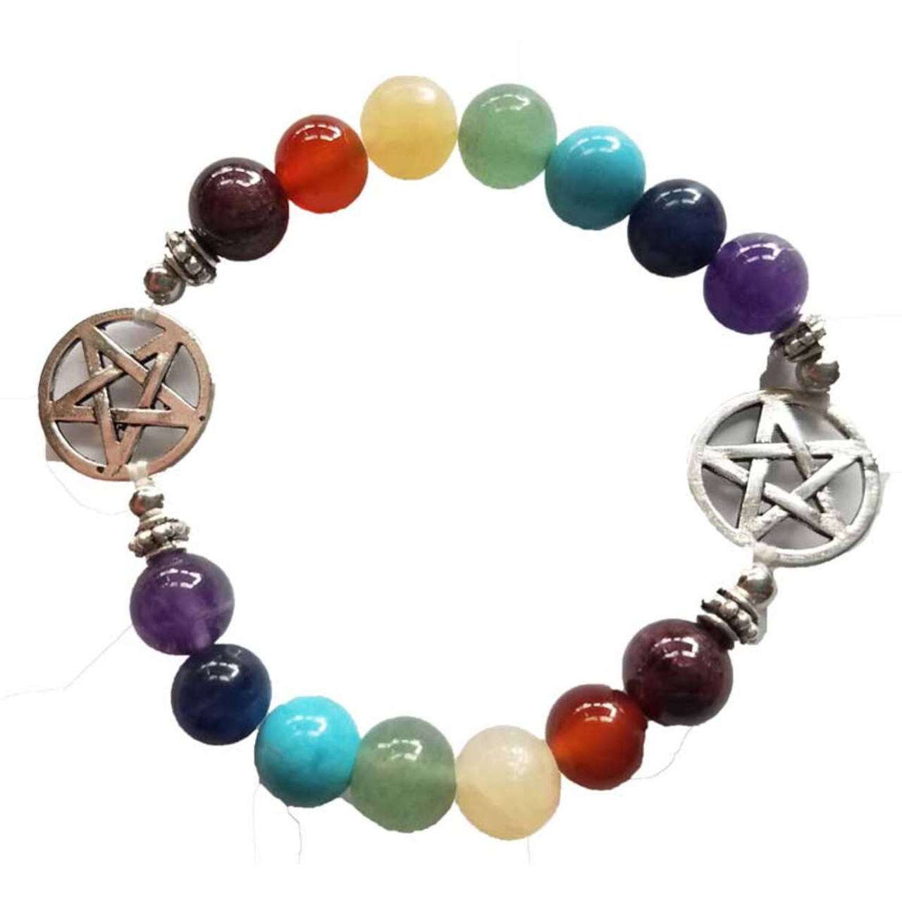 Chakra & Pentagrams 8mm